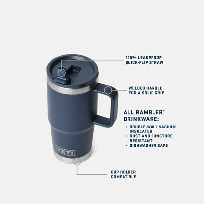 20 oz Travel Straw Mug - US 5909