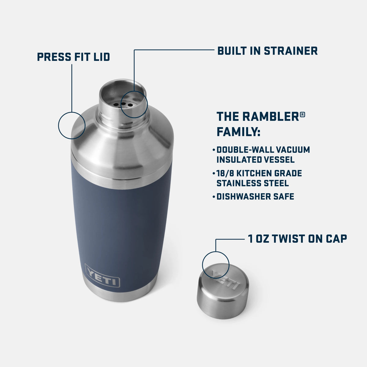 20 oz Cocktail Shaker - US 2364