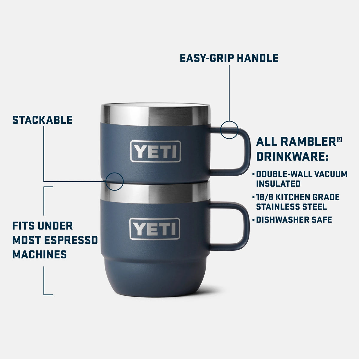 6 oz Stackable Mugs - US 9710