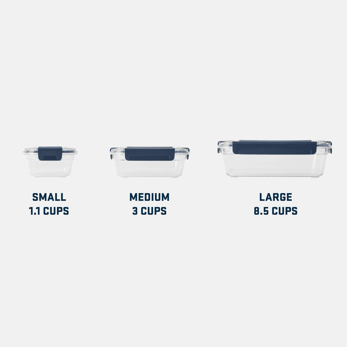 Medium Plastic Food Storage - US 6344