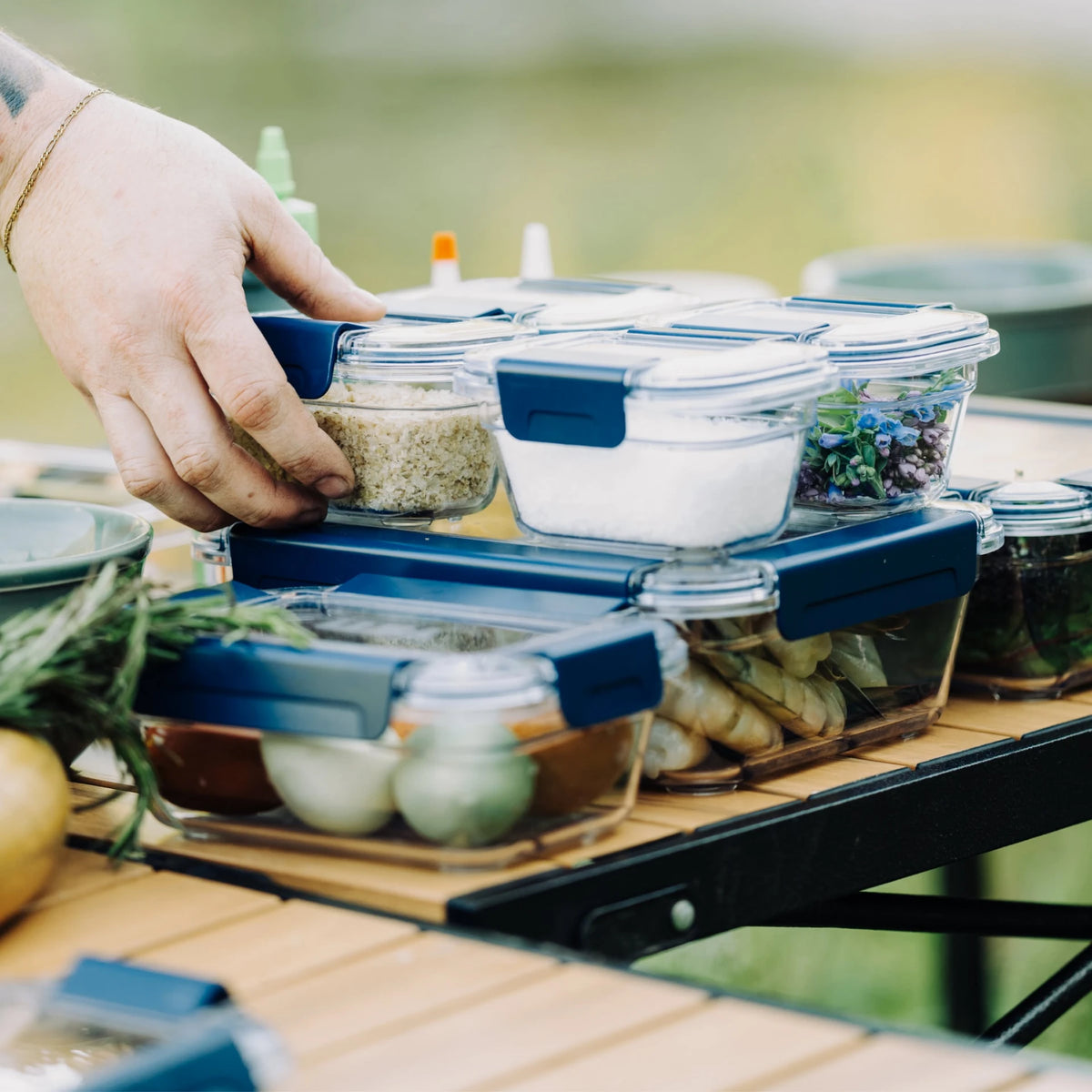 Medium Plastic Food Storage - US 6344